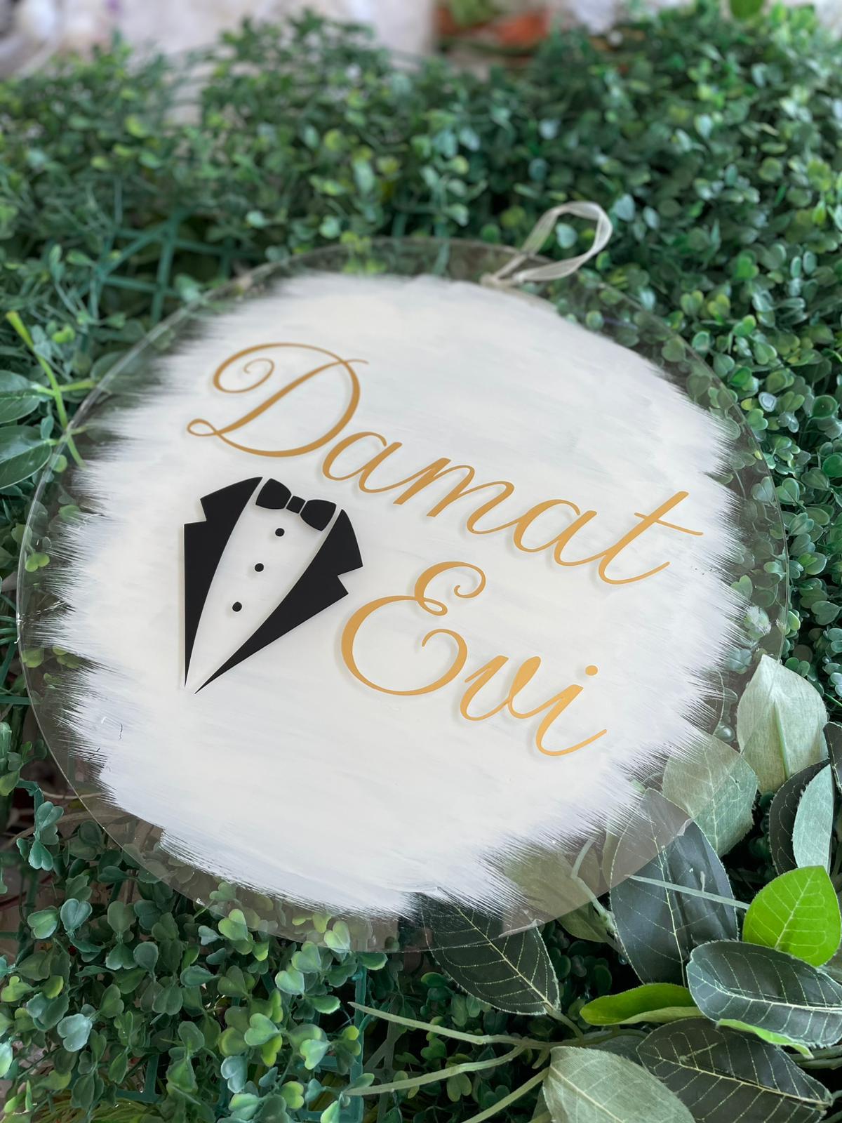 damat evi kapı süsü
